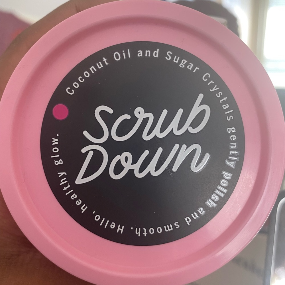 Victoria’s Secret pink coconut oil  body scrub